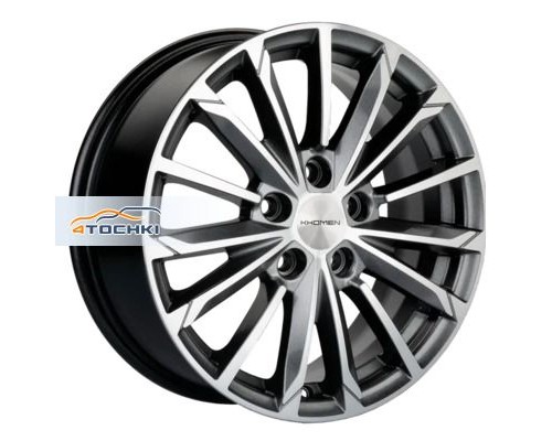 Диски Khomen Wheels 6,5x16/5x112 ET39,5 D66,6 KHW1611 (Actyon) G-Silver-FP