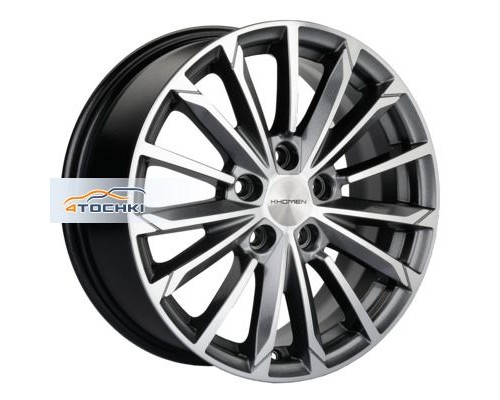 Диски Khomen Wheels 6,5x16/5x114,3 ET45 D67,1 KHW1611 (Mazda 3) G-Silver-FP
