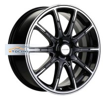 Диски Khomen Wheels 6,5x17/4x100 ET44 D54,1 KHW1707 (KIA Rio I/II Solaris I/II) Black-FP