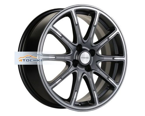 Диски Khomen Wheels 6,5x17/4x100 ET43 D60,1 KHW1707 (Lada Vesta Cross) Gray-FP