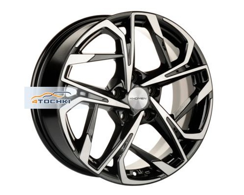 Диски Khomen Wheels 7x17/5x112 ET49 D66,6 KHW1716 (Audi A4) Black-FP