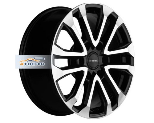 Диски Khomen Wheels 7,5x18/6x139,7 ET30 D106,1 KHW1805 (Fortuner/Hilux) Black-FP