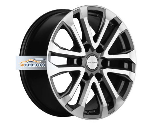 Диски Khomen Wheels 7,5x18/6x139,7 ET30 D106,1 KHW1805 (Fortuner/Hilux) Gray-FP