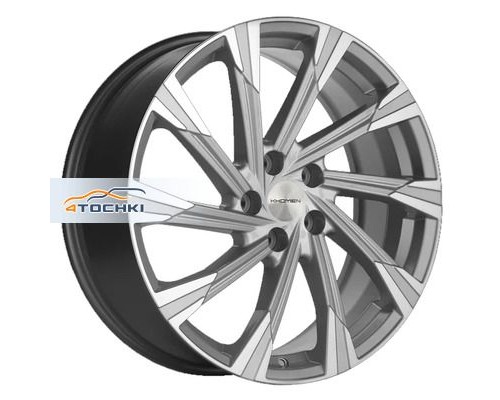 Диски Khomen Wheels 7,5x19/5x114,3 ET45 D67,1 KHW1901 (Mazda CX-5/CX8) Brilliant Silver-FP