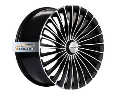 Диски Khomen Wheels 9,5x20/5x112 ET38 D66,6 KHW2008 (Turbo II S-class) Black-FP matt