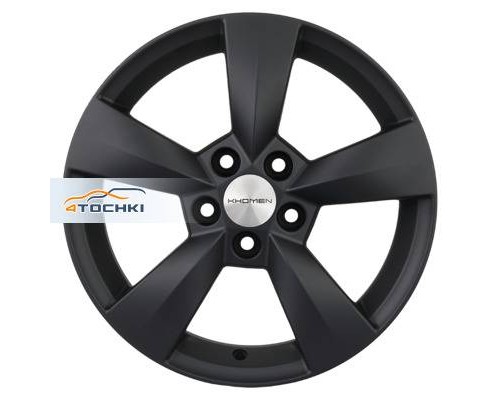Диски Khomen Wheels 6x15/5x100 ET40 D57,1 KHW1504 (Polo) Black matt