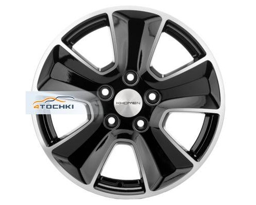 Диски Khomen Wheels 6,5x16/5x114,3 ET50 D67,1 KHW1601 (Ceed) Black-FP