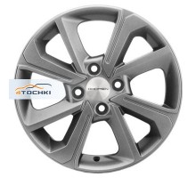 Диски Khomen Wheels 6x15/4x100 ET40 D60,1 KHW1501 (Logan/Sandero/Xray) G-Silver