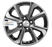 Диски Khomen Wheels 6x15/4x100 ET50 D60,1 KHW1501 (Vesta/Almera) Black-FP