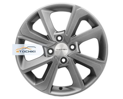 Диски Khomen Wheels 6x15/4x100 ET50 D60,1 KHW1501 (Vesta) G-Silver