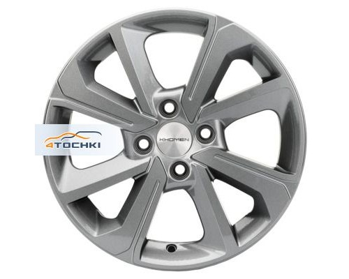 Диски Khomen Wheels 6x15/4x100 ET37 D60,1 KHW1501 (XRay) Gray