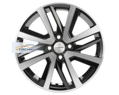 Диски Khomen Wheels 6x16/4x100 ET47 D56,6 KHW1609 (Nexia) Black-FP