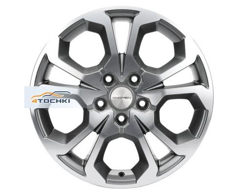 Диски Khomen Wheels 6,5x17/5x114,3 ET50 D67,1 KHW1711 (Ceed) Gray-FP