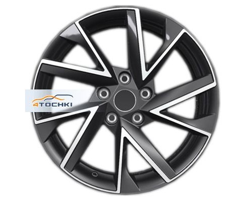 Диски Khomen Wheels 7x17/5x114,3 ET39 D60,1 KHW1714 (RAV4) Black-FP