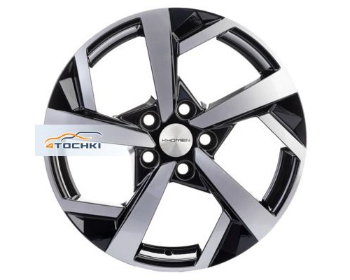 Диски Khomen Wheels 7x17/5x114,3 ET45 D60,1 KHW1712 (Changan/Geely/Lexus/Toyota) Black-FP
