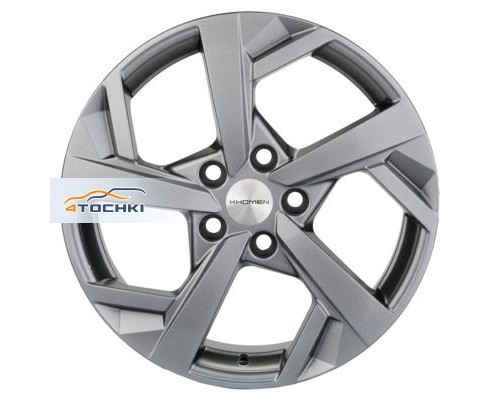 Диски Khomen Wheels 7x17/5x114,3 ET45 D60,1 KHW1712 (Changan/Geely/Lexus/Toyota) G-Silver