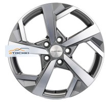 Диски Khomen Wheels 7x17/5x114,3 ET45 D60,1 KHW1712 (Changan/Geely/Lexus/Toyota) Gray-FP