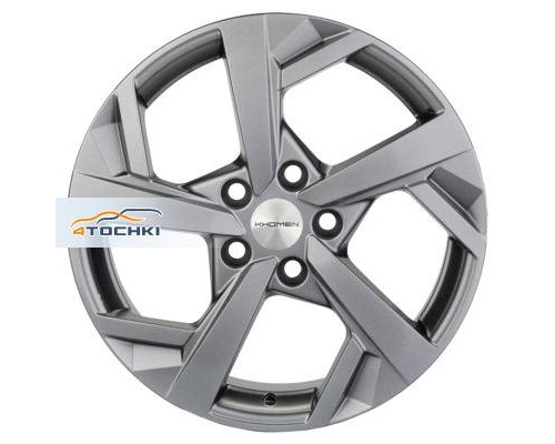 Диски Khomen Wheels 7x17/5x112 ET49 D57,1 KHW1712 (Octavia) G-Silver