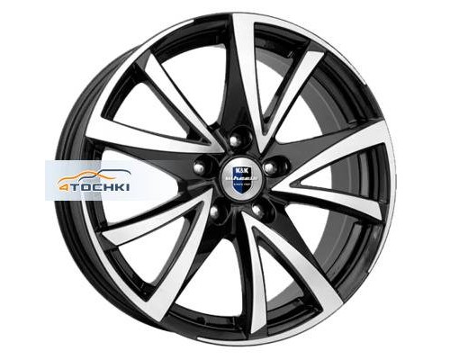 Диски K&K 7x17/5x112 ET43 D57,1 Игуана-оригинал (КС590) Алмаз черный