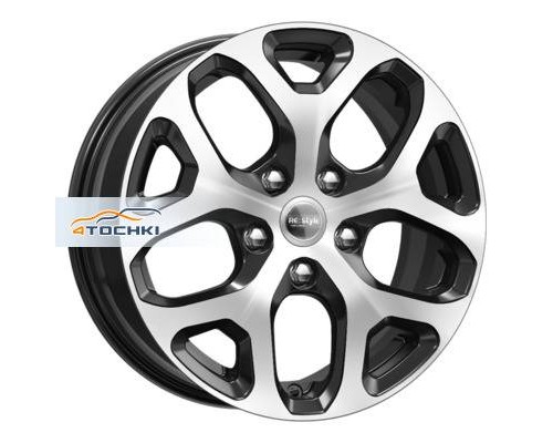 Диски Кик 6,5x16/4x100 ET50 D60,1 КС869 Алмаз черный