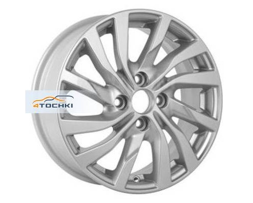 Диски K&K 6x15/4x100 ET37 D60,1 Lada XRAY (КС882) Сильвер