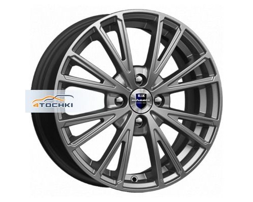 Диски Кик 6x16/4x100 ET49 D54,1 Меандр-оригинал (КС879) Дарк платинум