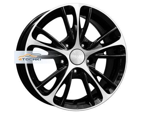 Диски K&K 5,5x14/4x100 ET39 D56,6 Мулен Руж-оригинал (КС467) Алмаз черный
