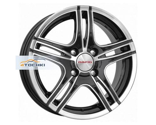 Диски Кик 5,5x14/4x100 ET36 D60,1 Омаха-оригинал (КС636) Алмаз черный