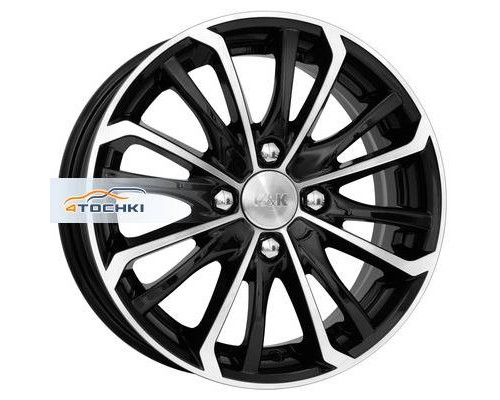 Диски Кик 5,5x14/4x100 ET35 D67,1 Римэкс (КС583) Алмаз черный