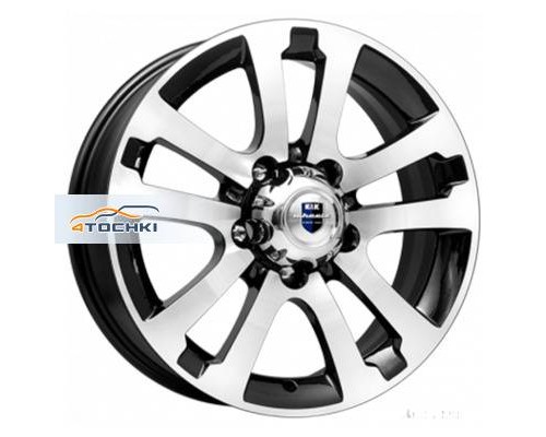 Диски Кик 7x18/5x139,7 ET35 D108,5 Сахара-Patriot (КС714) Алмаз черный