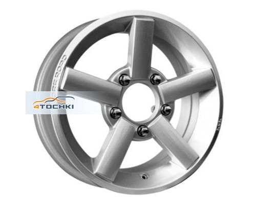 Диски K&K 6,5x15/5x139,7 ET40 D101 Титан-Тех (КС536) Сильвер