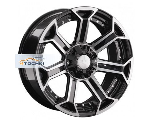 Диски LS 9x20/6x139,7 ET20 D106,1 1293 BKF (конус, Колпак+лого)