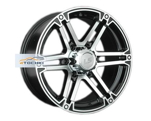 Диски LS 8x17/6x139,7 ET25 D106,1 473 BKF (конус, Колпак+лого)