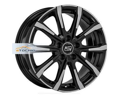 Диски MSW 7x18/5x112 ET43 D57,06 79 Black Full Polish