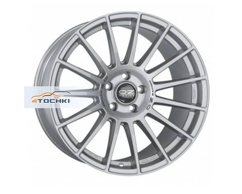 Диски OZ 8x18/5x112 ET48 D75 Superturismo LM Matt Race Silver + Black Lettering