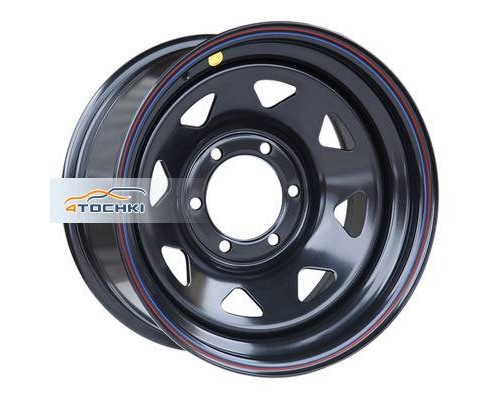 Диски Off-Road Wheels 8x16/6x139,7 ET-10 D110 Toyota Hilux 2.5D, 3.0D черный (треуг. мелкий)