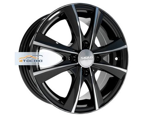 Диски Скад 5,5x14/4x100 ET45 D67,1 Мальта Алмаз (АРС 014 black)