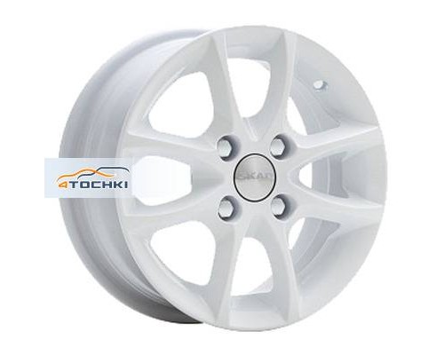 Диски Скад 5,5x13/4x98 ET35 D58,6 Спайдер Алмаз белый